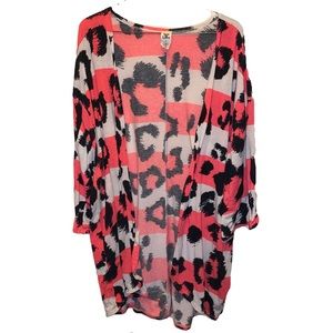 Sew In Love Leopard Print Cardigan